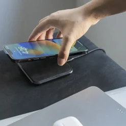 2259 | Xoopar Iné Wireless Fast Charger - Recycled Leather 15W / Czarny LT41506-N0002