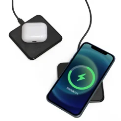 2259 | Xoopar Iné Wireless Fast Charger - Recycled Leather 15W / Czarny LT41506-N0002