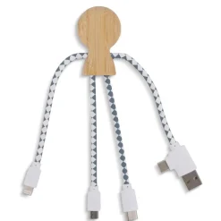 Xoopar Mr. Bio Bamboo Charging Cable / Naturalny LT41016-N0094