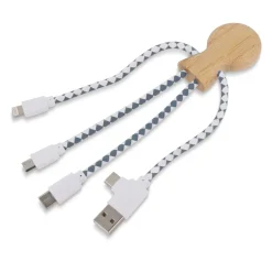 Xoopar Mr. Bio Bamboo Charging Cable / Naturalny LT41016-N0094
