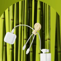 Xoopar Mr. Bio Bamboo Charging Cable / Naturalny LT41016-N0094