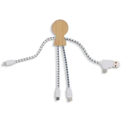 Xoopar Mr. Bio Bamboo Charging Cable / Naturalny LT41016-N0094