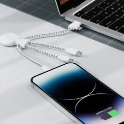 2081 | Xoopar Mr. Bio Charging cable / Biały LT41004-N0001