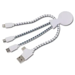 2081 | Xoopar Mr. Bio Charging cable / Biały LT41004-N0001