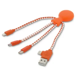 2081 | Xoopar Mr. Bio Charging cable / Pomarańczowy LT41004-N0026