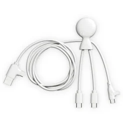 Xoopar Mr. Bio Long Multi Cable USB-C 1 metr / Biały LT41032-N0001