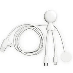 Xoopar Mr. Bio Long, wielofunkcyjny kabel do Apple i Samsung Watch,1 metr / Biały LT41031-N0001