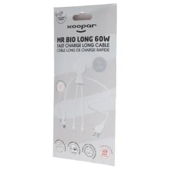 Xoopar Mr. Bio Long 60 W PD kabel do ładowania 1.2 metra / Czarny LT41024-N0002