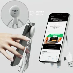 2099 | Xoopar Mr. Bio Smart Charging cable with NFC / Biały LT41008-N0001