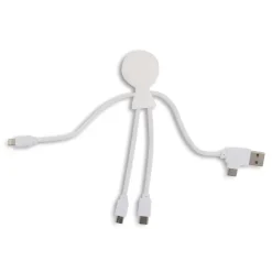 2099 | Xoopar Mr. Bio Smart Charging cable with NFC / Biały LT41008-N0001