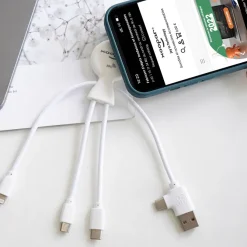 2099 | Xoopar Mr. Bio Smart Charging cable with NFC / Biały LT41008-N0001