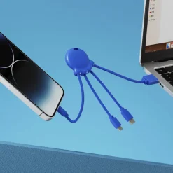 2087 | Xoopar Octopus Charging cable / Czerwony LT41005-N0021