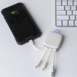 3192 | Xoopar Octopus Gamma 2 Bio Charging cable with 3.000mAh Powerbank / Pomarańczowy LT41410-N0026