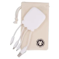 3192 | Xoopar Octopus Gamma 2 Bio Charging cable with 3.000mAh Powerbank / Pomarańczowy LT41410-N0026