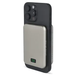 Xoopar Smile Wireless Mirror Powerbank kompatybilny z MagSafe 5000 mAh / Jasnoszary LT41414-N0062