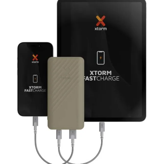 Xtorm XG220 Go2 powerbank 15 W 20 000 mAh z szybkim ładowaniem / Sandstone 12441206