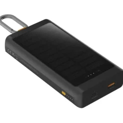 Xtorm XG2S101 Go2 powerbank solarny o pojemności 10.000 mAh i mocy 15 W ze światłem / Ciemnografitowy 12447984