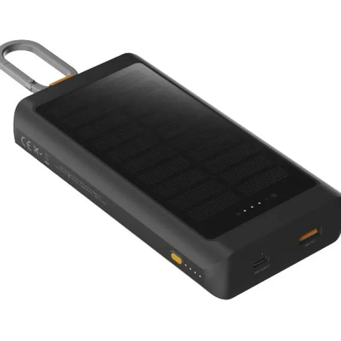 Xtorm XG2S101 Go2 powerbank solarny o pojemności 10.000 mAh i mocy 15 W ze światłem / Ciemnografitowy 12447984