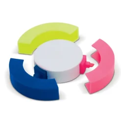 Zakreślacz 3 kolorowy Puck / Niebieski LT81421-N0011