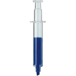 Zakreślacz- strzykawka / Transparentny / niebieski LT81458-N0411