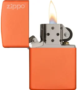 Zapalniczka Zippo Classic z logo / Pomarańczowy mat ZIP60001268