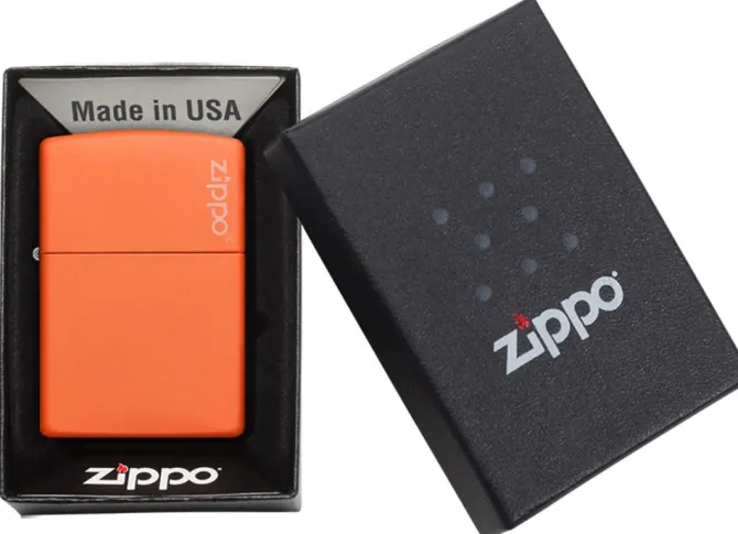 Zapalniczka Zippo Classic z logo / Pomarańczowy mat ZIP60001268