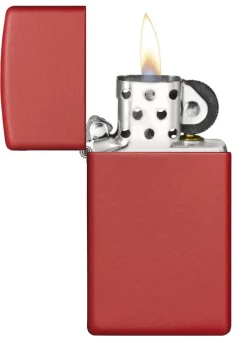 Zapalniczka Zippo Slim / Czerwony mat ZIP60005404