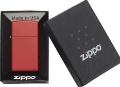 Zapalniczka Zippo Slim / Czerwony mat ZIP60005404