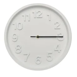 Zegar ścienny z PP / Bialy MO2851-06