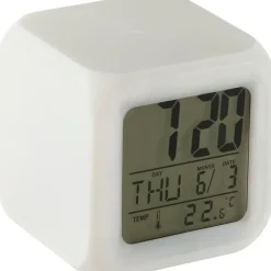 Zegar na biurko, budzik / Biały V3933-02