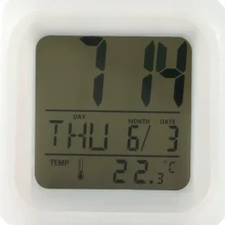 Zegar na biurko, budzik / Biały V3933-02