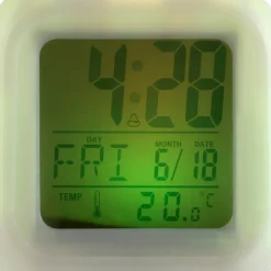 Zegar na biurko, budzik / Biały V3933-02