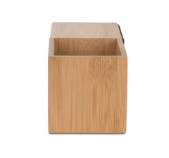 Zegar z przybornikiem na biurko BAMBOO / Brązowy 03089