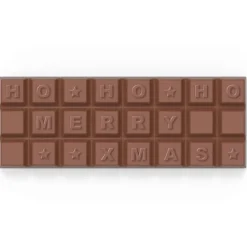 Zestaw Czekoladek Choco Text 3 Linie W Kopercie Separate Xmas / Wielokolorowy S0593S/XM
