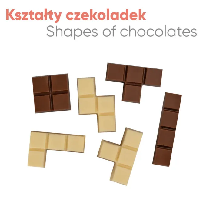 Zestaw czekoladek Gaming Blocks / Wielokolorwy S0587