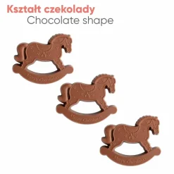 Zestaw Czekoladek Mini Koniki Na Biegunach 3 Sztuki / Wielokolorowy S0457/XM