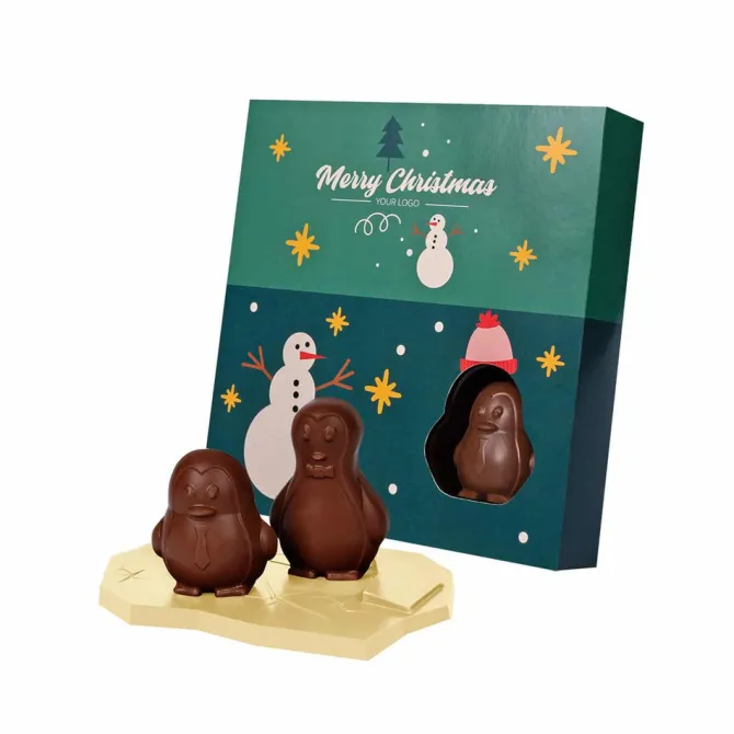 Zestaw Czekoladek Pingwiny Na Krze Choco Puzzle 3D / Wielokolorowy S0331E/XM
