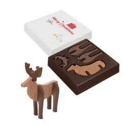 Zestaw Czekoladek Renifer Choco Puzzle 3D / Wielokolorowy S0331A/XM