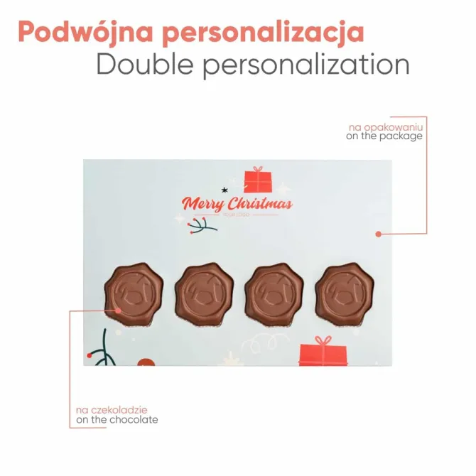 Zestaw Czekoladek Wysyłkowych Z Logo Pieczęć / Wielokolorowy S0281B/XM