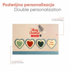 Zestaw Czekoladek Wysyłkowych Z Nadrukiem Serce / Wielokolorowy S0282A/XM