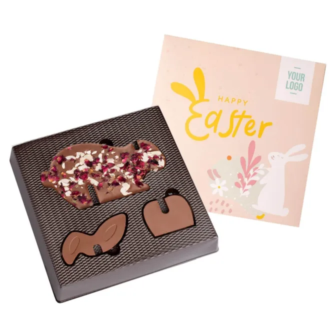 Zestaw Czekoladek Zajączek Choco Puzzle 3D / Wielokolorowy S0331CE