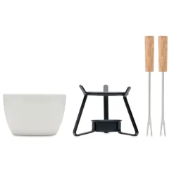 Zestaw do fondue 240 ml / Bialy MO2385-06