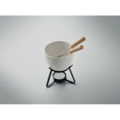 Zestaw do fondue 240 ml / Bialy MO2385-06