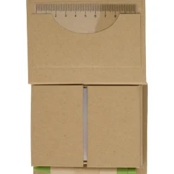 Zestaw do notatek, notatnik, karteczki samoprzylepne, długopis, linijka / Neutralny V2695-00