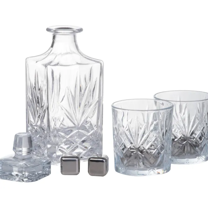 Zestaw do whisky DARLENE / Beżowy 8564813