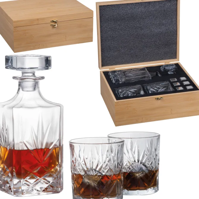 Zestaw do whisky DARLENE / Beżowy 8564813