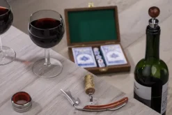 Zestaw do wina GRUNER / Brązowy 17541