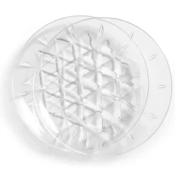Zestaw 2 dużych talerzy piknikowych Sagaform Akryl Ø26cm / Transparentny LT52126-N0004