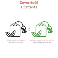 Zestaw herbat w pudełku 12 sztuk / Wielokolorowy S0146