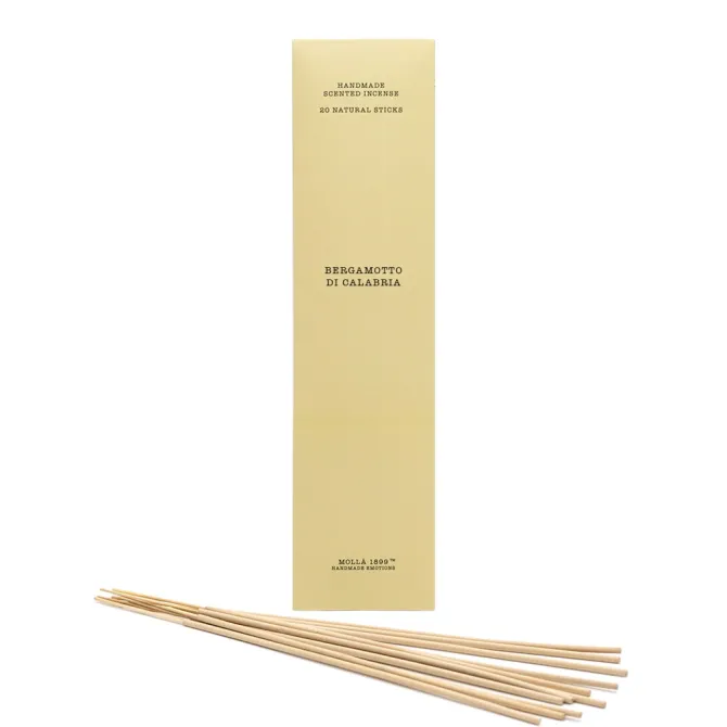 Zestaw 20 kadzidełek Bergamotto di Calabria CERERIA MOLLA / Beż B3CM-INC30